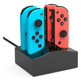 Estacion De Carga 4 En 1 Para Joy Controllers De N-switch