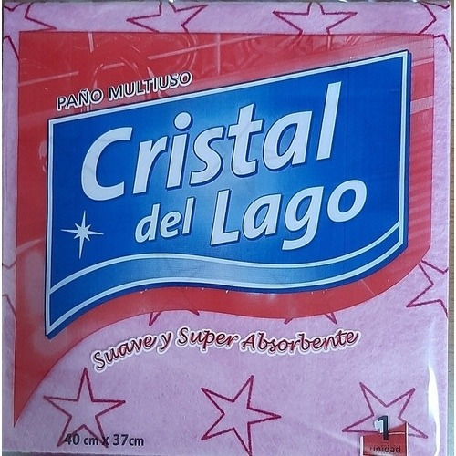 Paño Limpieza Cristal Lago Estampado X1   (10 Unidades)