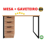 Kit 02 Gavetas P Cabideiro Closet E Bancada De Chão 120cm Mu