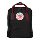 Mochila Kanken Fjallraven Mini 7 Litros Sueca Black Ox Red