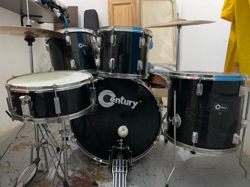 Bateria Compl. Centuryblack 5 Cuerpos + Hi-hat, Ride Orion