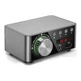 Amplificador De Áudio Digital Duplo Bt5.0 Mini Estéreo 100w