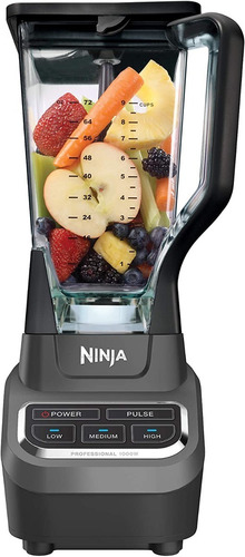 Licuadora Ninja Professional Blender 1000 Bl610 2.1 L Negra Y Plata 120v