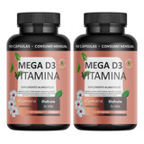 Vitamina D3 800 Ui 60 Cápsulas Kumarabio Pack X2