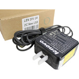 Cargador Lenovo 20v 2a Punta Usb Yoga 700 11isk 900-13isk 