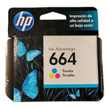 Tinta Hp 664 Tricolor