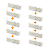 Pack 10 Luz De Emergencia 60 Led Luces Bateria Recargable