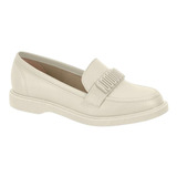 Sapato Feminino Moleca Mocassim Baixo Fivela Confortavel