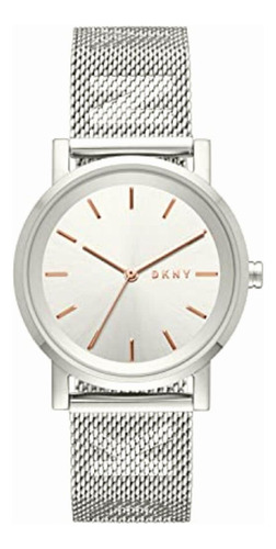 Reloj Dkny Soho Para Mujer 34mm, Pulsera De Acero Inoxidable