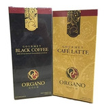 Organo Gold 1 Paquete Combo Box Negro Café Y 1 Caja De Latte
