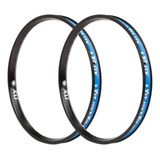 Par Aros Bmx Bsd Xlt R20 36h Negro Mate