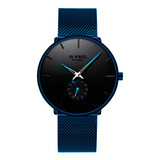 Reloj G-force Original C-301 Elegante Azul + Estuche
