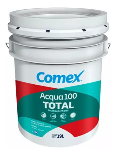 Acqua 100 Total Comex Multisuperficie Base Agua Cubeta 19lts