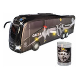 Ônibus Atlético - Mg (galo)com Luzes Som Bluetooth Radio Usb