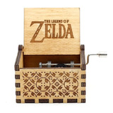 Caixa Caixinha De Musica Zelda Manivela Presente Som Trilha