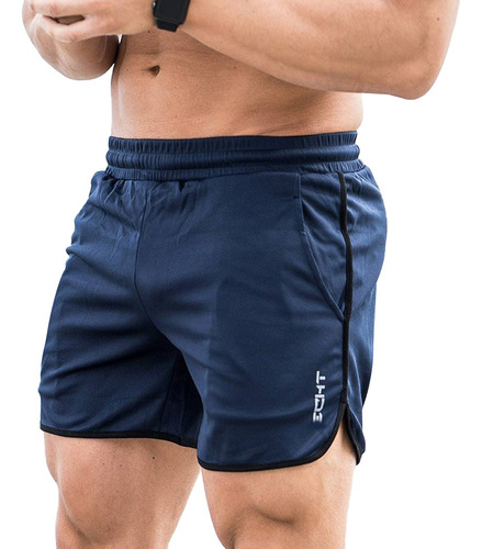 Pantalón Corto Deportivo Gym Slim Fit Elástico