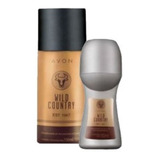 Desodorante Wild Country De Avon - Pack Aerosol + Roll On