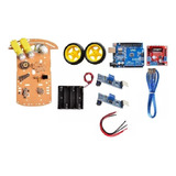 Kit Completo Chasis Robot 3 Ruedas V1 Compatible Con Arduino