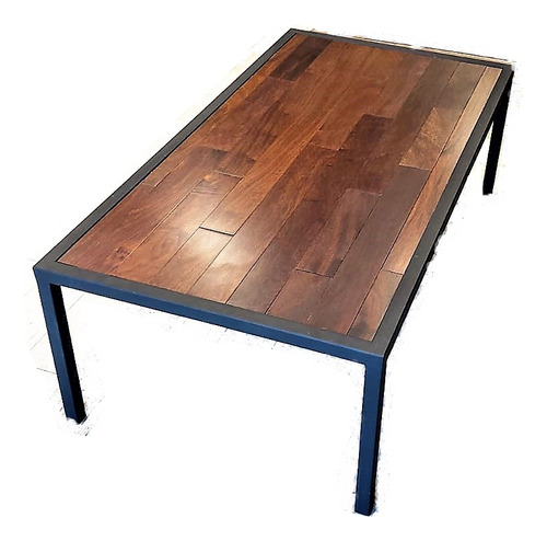 Mesa De Comedor Hierro Y Madera Industrial