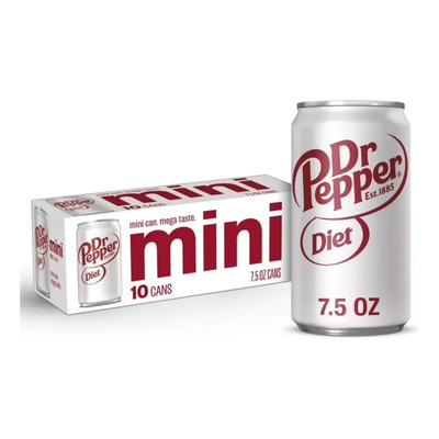 Dr. Pepper De Dieta Refresco De 10 Latas De 222 Ml | Envío gratis