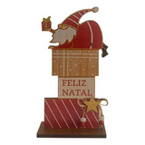 Papai Noel Feliz Natal - Enfeite Decorativo De Natal De Mesa