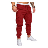 Pantalones De Trabajo De Color Liso For Hombre De Talla