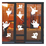 Vinilo Decorativo Fantasmas Halloween Reutilizables 