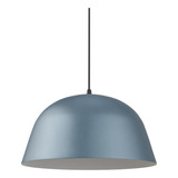 Lampara Colgante Campana Nórdico Bell 15 Celeste Pastel  