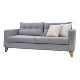 Sillon Sofa Nordico Escandinavo 1.60 Chenille Premiun 