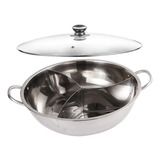 Shabu Shabu Divisor Olla Caliente Utensilios De 31,2 Cm