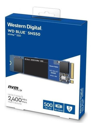 Disco Ssd M.2 500gb Wd Nvme Pcie Western Digital Sellados
