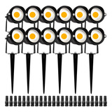 Eaglod Luces Led De Bajo Voltaje De 5 W Con Conectores, 12 V