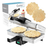 Maquina Pizzelas Pizzelle Doble Cucina Pro Importado