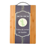 Tabla Para Picar Cortar Lagom 20x30cm De Bambú Y Madera Orgá