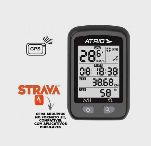 Bike Computer Gps Ciclismo Atrio Iron Bi091 Strava Mtb Speed