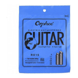 4 Pak Cuerdas Guitarra Electrica Orphee 09-42 T/ Ernie Ball 