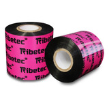 Ribbon De Cera 60x300 Mts Negro Para Impresora De Etiquetas