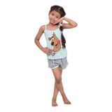 Pijama Baby Dool  Alcinha Infantil Personagens Poliester  