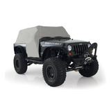 Smittybilt 1061 Gray Resistente Al Agua Cab Cover Con Puerta