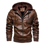 Chamarra Motociclista Biker Bomber Rompeviento Slim Fit