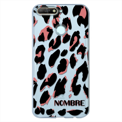 Funda Huawei Antigolpes Animal Print Personalizada Tu Nombre