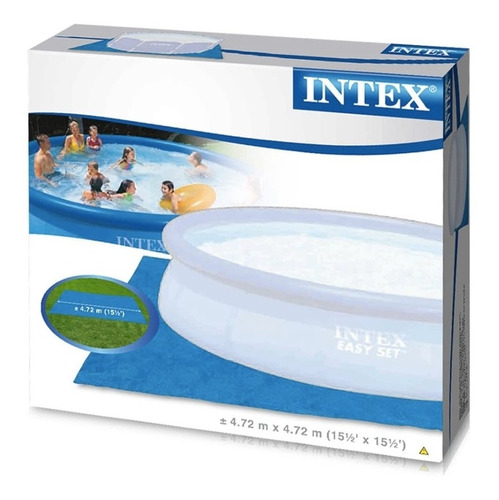 Cubrepiso Intex Para Piscina Superficie 4,7mt X 4,7mt 