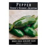 Baker Creek Heirloom Seeds Chile Jalapeño 25 Semillas