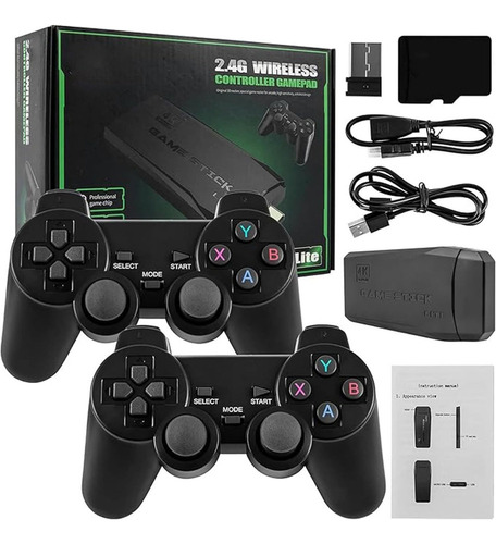 Controles Inalámbricos Dobles Para Juegos Retro 64g 10000+