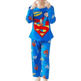 Conjunto De Pijamas Para Niños Hero Cartoon Niños Niñas Ropa