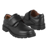 Zapatos Escolares Niño Stylo 6254 Simipiel Negro