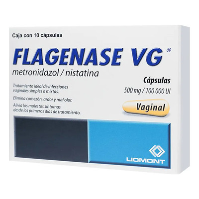 Flagenase Vg Cápsula 500 Mg\u002F100000 Ui, 10 Cápsulas | Envío gratis