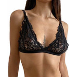 Corpiño Bralette Mujer Lencería Sexy Erótica Set De Bombacha