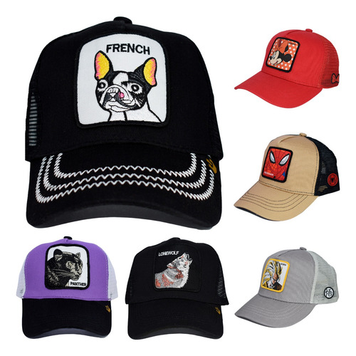 Gorra Trucker Animales Para Niños Niñas