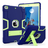 Funda Para iPad 10.2 (9a Gen) Resistente A Caidas (azul)